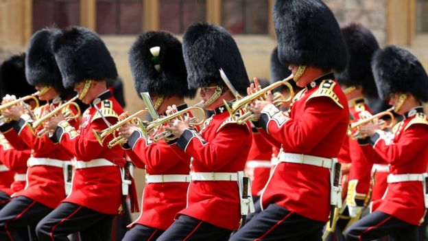 Trooping the Colour: Scaled back celebration for Queen's official ...