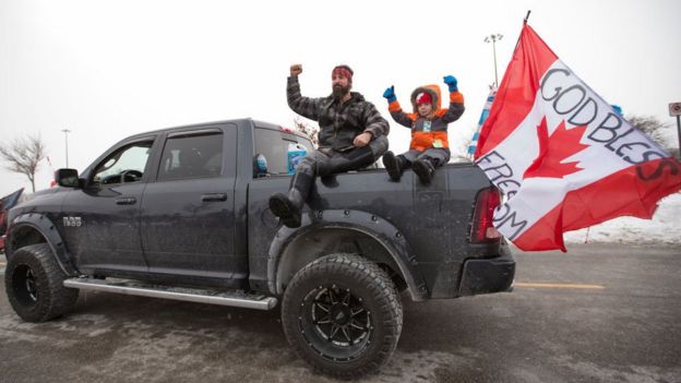 Freedom Convoy: Why Canadian Truckers Are Protesting In Ottawa - BBC News