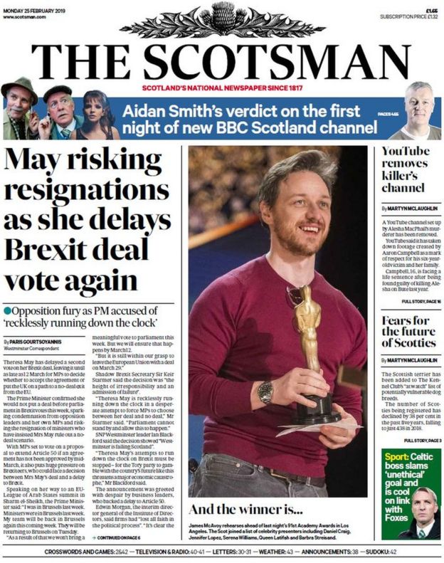 Journal Retracts 16 Year Old Paper >> Scotland S Papers May Fears Revolt After Brexit Vote Delay Bbc News Journal Retracts 16 Year Old Paper >> Scotland S Papers May Fears Revolt After Brexit Vote Delay Bbc News