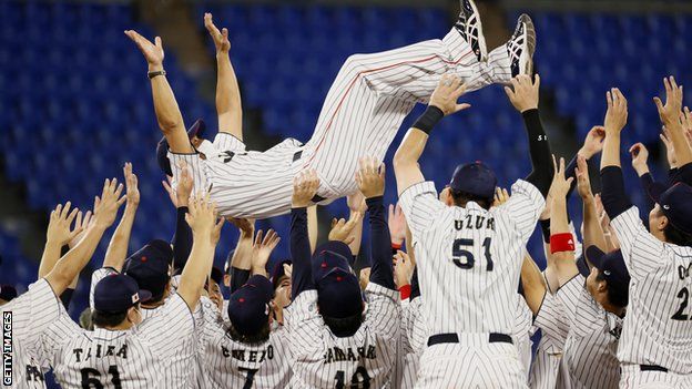 Japan win Olympic baseball gold at Tokyo 2020.