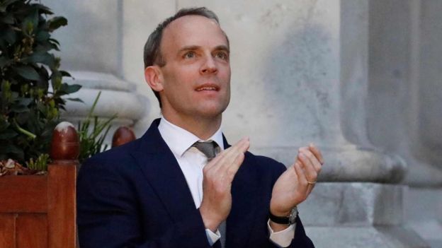 Dominic Raab in Clap for Carers