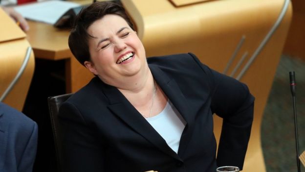 İskoç Muhafazakâr Partisi'nin lideri Ruth Davidson