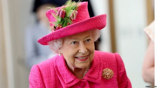 Queen Elizabeth II during a recent visit to the National Institute of Agricultural