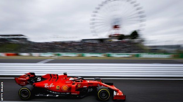 A Formula 1 car at Suzuka