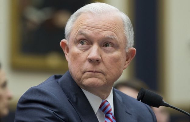A head and shoulders picture of US Attorney General Jeff Sessions