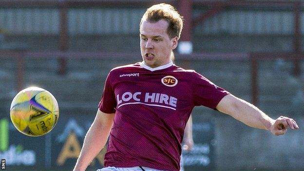 Jonathan Tiffoney was released by Stenhousemuir at the end of the season