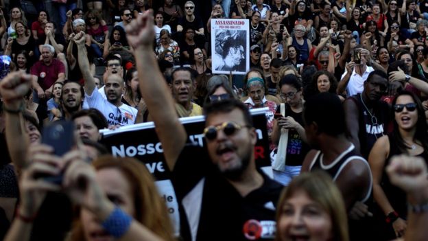 Protesto contra comemoração dos 55 anos do golpe de 1964