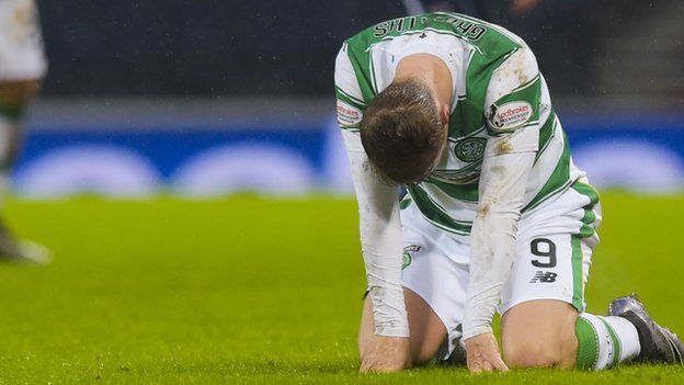 Celtic striker Leigh Griffiths at full-time against Ross County