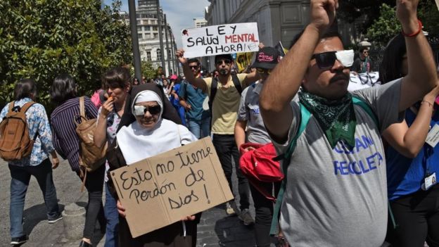 Melhorias na saúde pública estão entre as demandas dos manifestantes no Chile