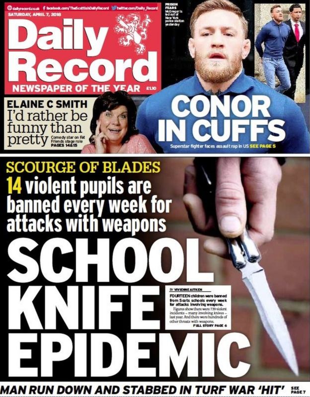 The Papers School Knife Crime Epidemic Bbc News 