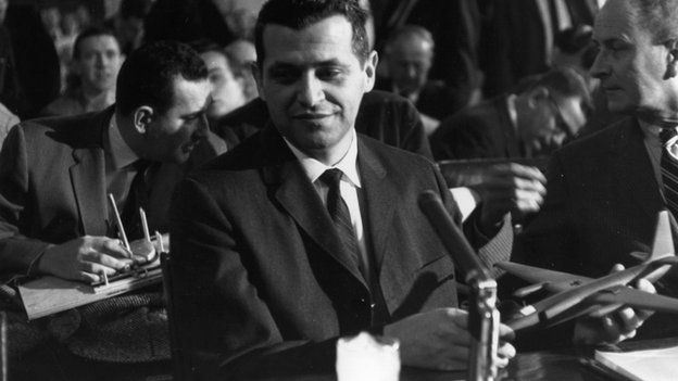 Francis Gary Powers at a Senate Committee hearing