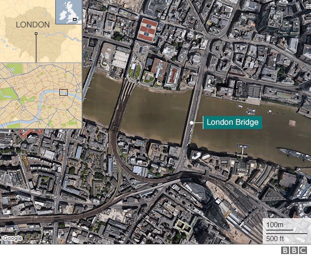 Карта району London Bridge