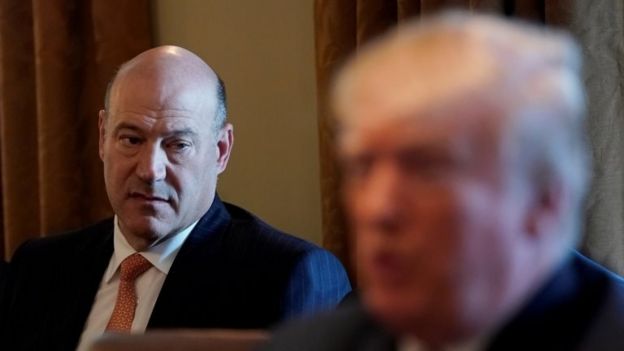 Gary Cohn y Donald Trump.