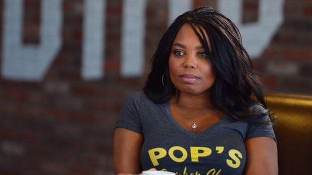 ESPN anchor Jemele Hill is seen in this undated Facebook photo.