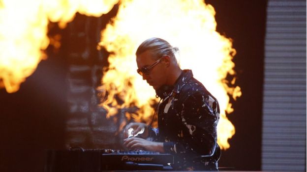 Diplo en los Grammy Latinos, Las Vegas, Nevada