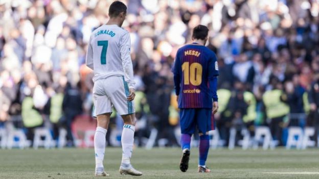 Ronaldo y Messi