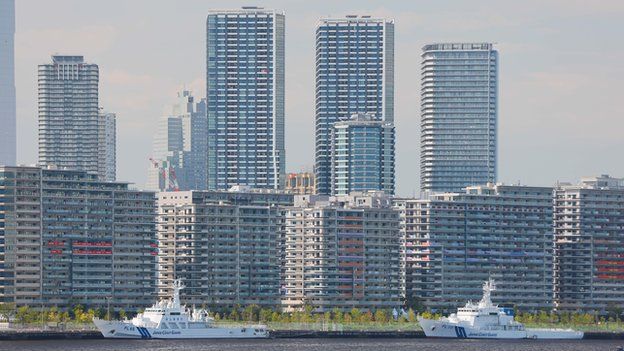 The Olympic village in Tokyo, Japan