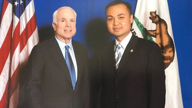 Tyler Diep and John McCain