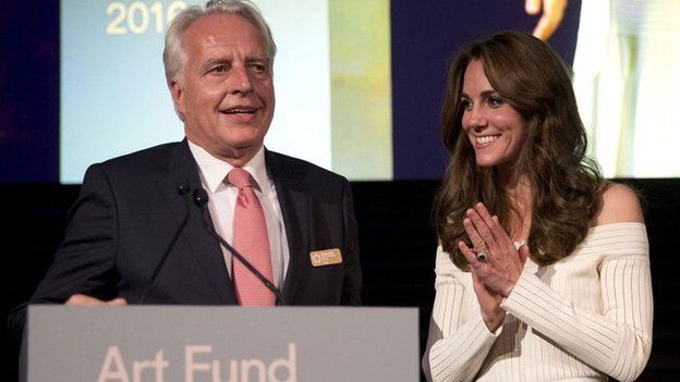 Martin Roth with the Duchess of Cambridge