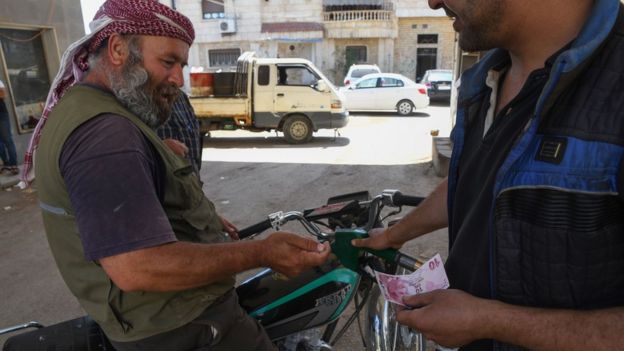 Afrin'de gündelik hayatta TL kullanımı