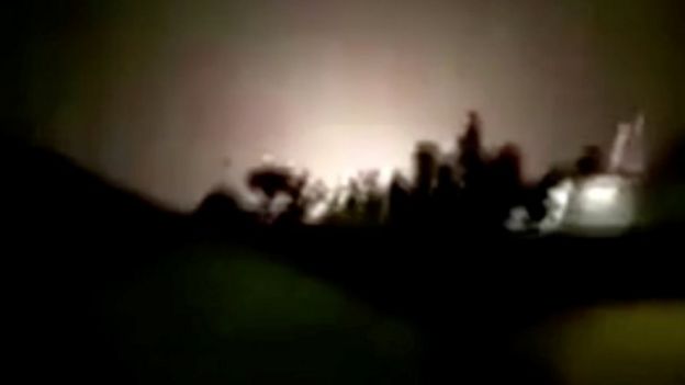 Missile strike