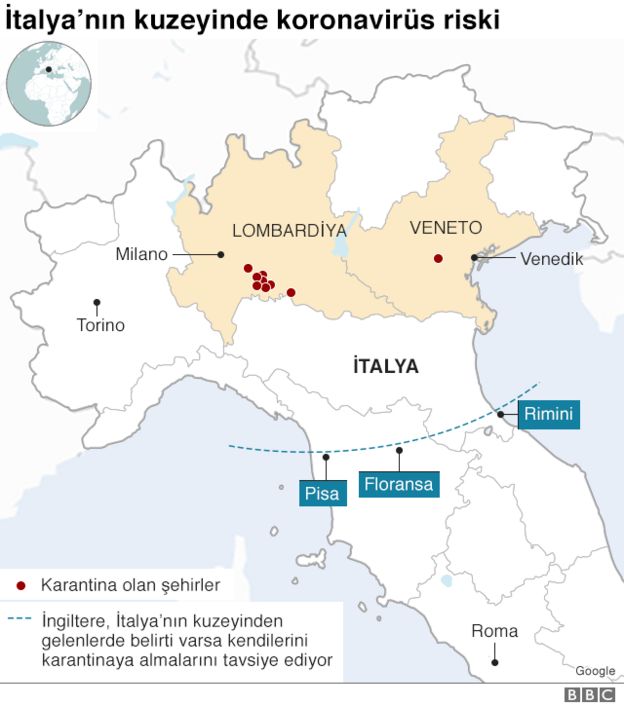 İtalya koronavirüs