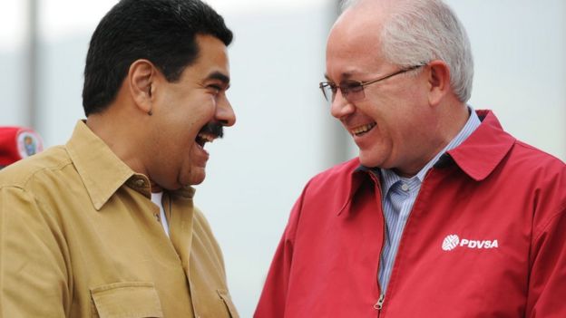 Nicolás Maduro y Rafael Ramírez