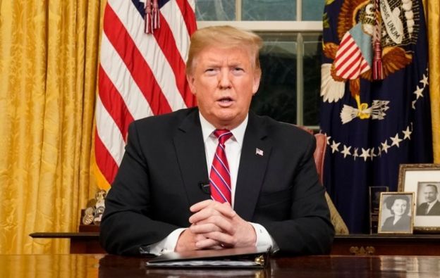 Телеобращение Дональда Трампа Телеобращение Дональда Трампа