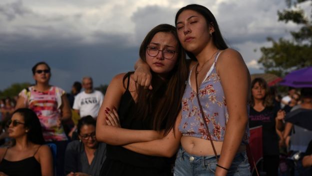 Residentes de El Paso tras el incidente