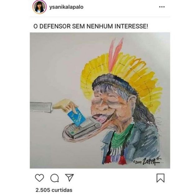 Post de Ysani no Instagram