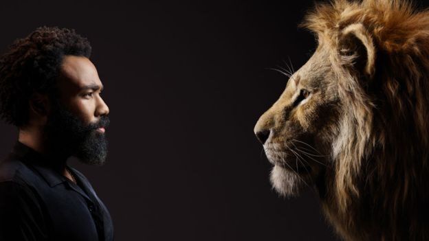 Donald Glover and Simba