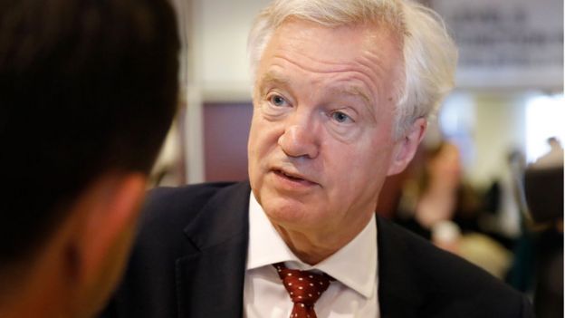 Former Brexit Secretary David Davis