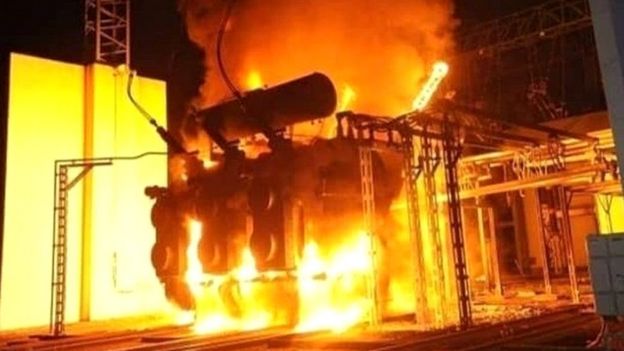 The fire in Shiraz power transformer in the middle of the night caused 20% of the city to shut down and people to panic