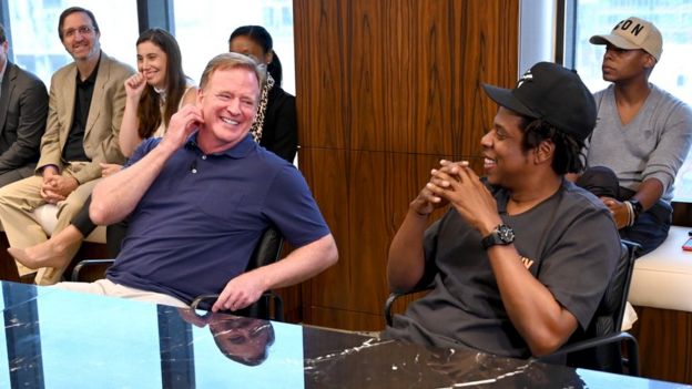 Roger Goodell et Jay-Z