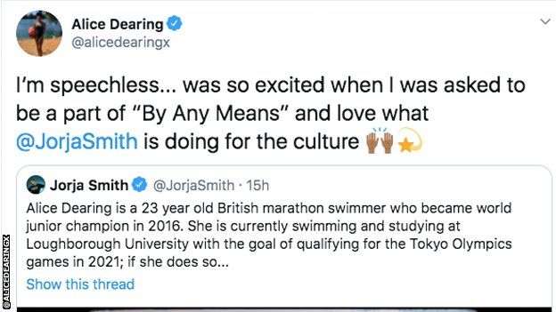 Alice Dearing tweets to say she's "speechless" at being involved in new Jorja Smith video