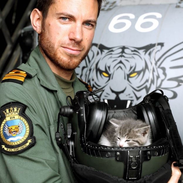 Lt Nick Grimmer and Tigger