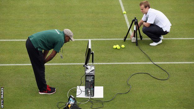 Hawk-Eye technology at Wimbledon