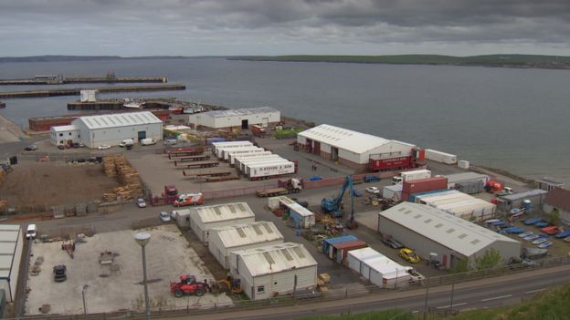 Scrabster Harbour is an important port for the fishing industry