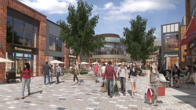 New £30m shopping centre in Stratford-upon-Avon is approved - BBC News