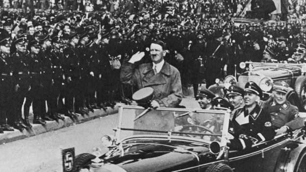 Adolf Hitler en Nüremberg, Alemania, 1938