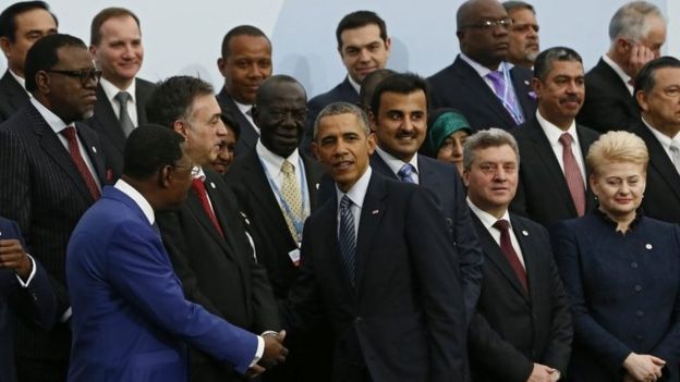Barack Obama llega a la conferencia sobre cambio climático de París (30 de noviembre de 2015)