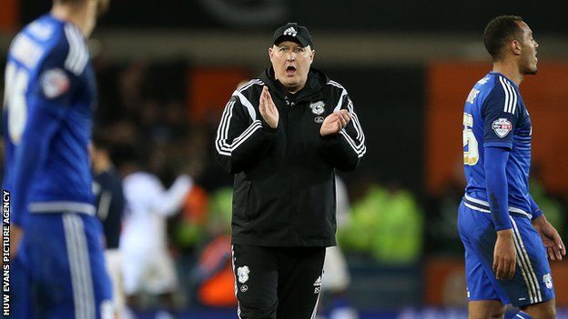 Russell Slade as Cardiff manager