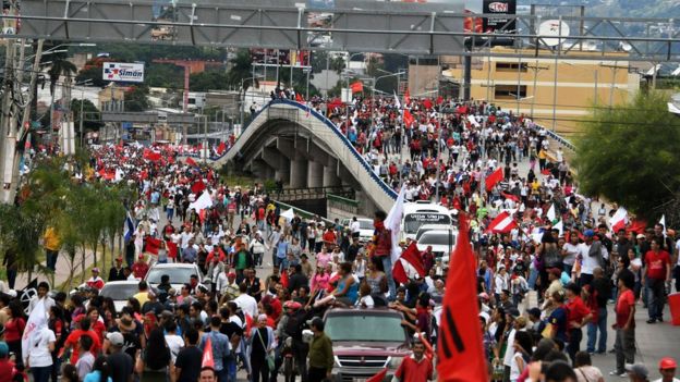 marcha honduras.