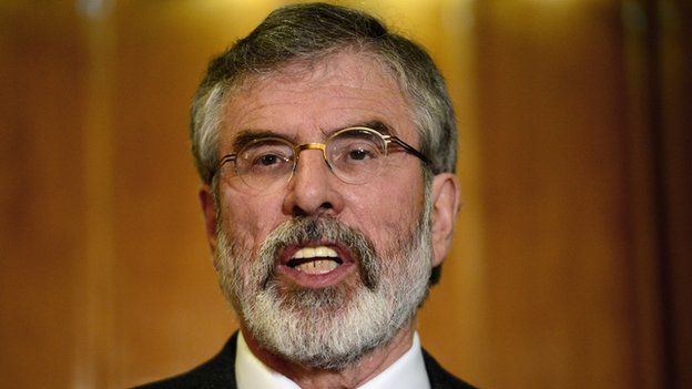 Sinn Féin president Gerry Adams