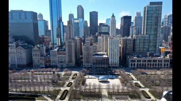 A view of Millennium Park, Chicago