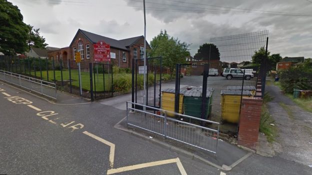 St John's CofE Primary School in Johnson Street, Radcliffe, Greater Manchester,