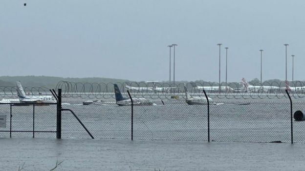 Queensland Floods: Airport Submerged And Crocodiles Seen After Record ...