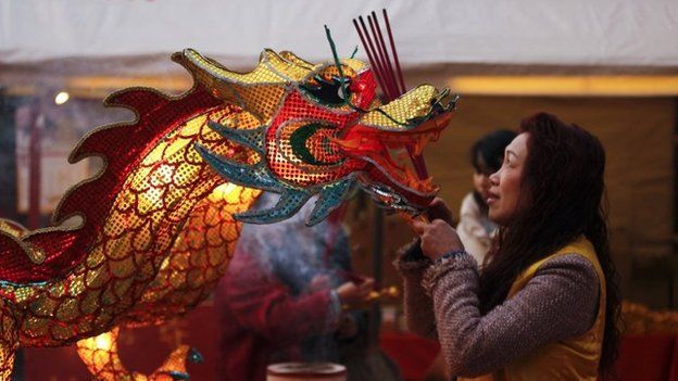 Chinese new year dragon