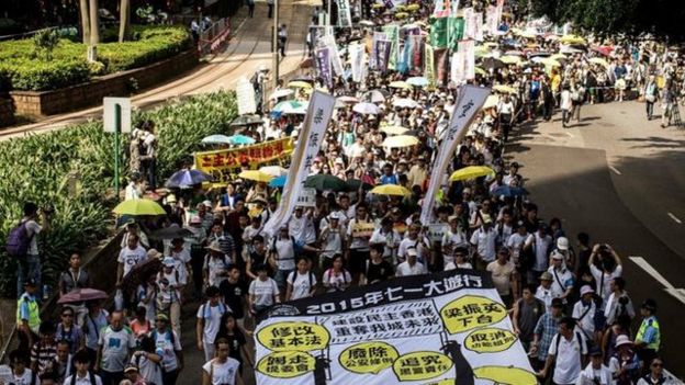 香港民阵每年都会举行