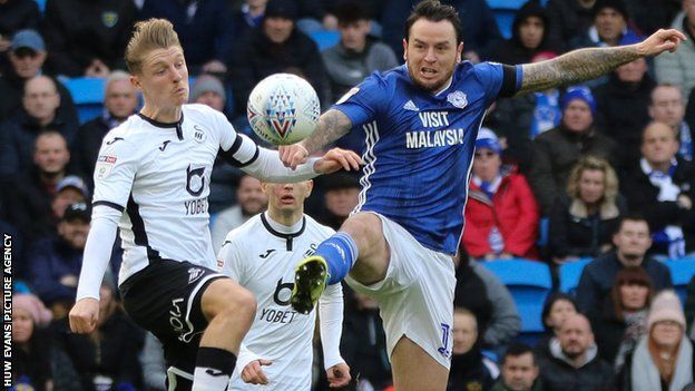 Swansea and Cardiff were both in contention for the Championship play-offs when coronavirus halted the season